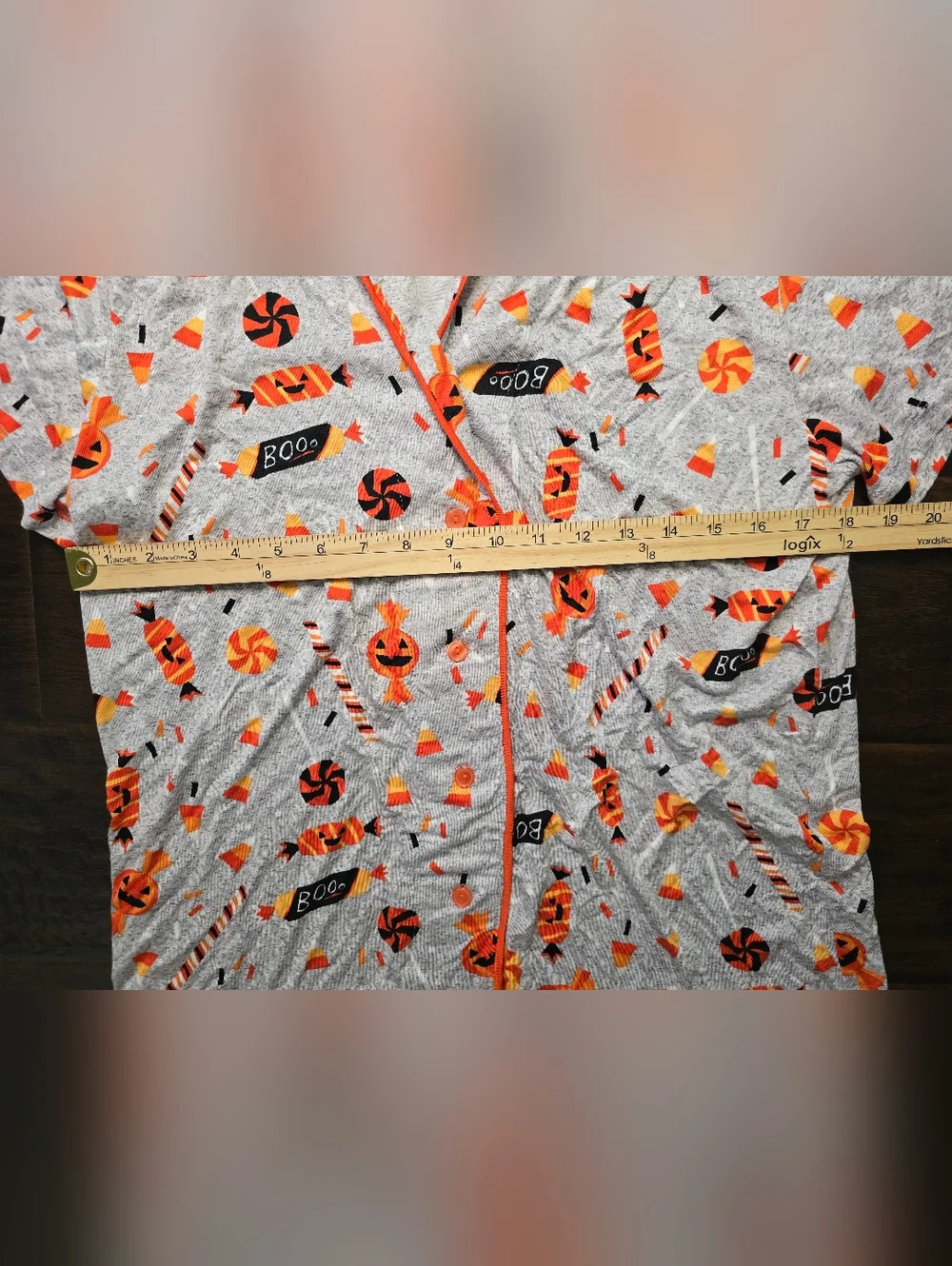 Munki Munki Nite Nite Womens Stretchy Soft Halloween Sleepwear Set Large
